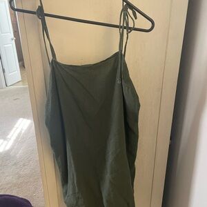 Urban Renewal vintage fabric Olive Green Dress